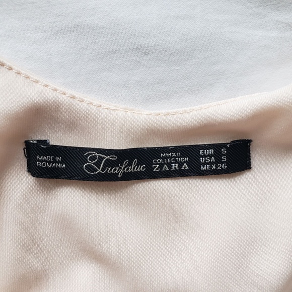 Zara Basic Chiffon Dress w/ Low Back - Pink, S - Picture 3 of 3